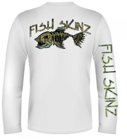 Southern Fin Apparel Youth Fishing Shirt for Kids Boys Girls Long Sleeve UV  SPF UPF Sun Protection