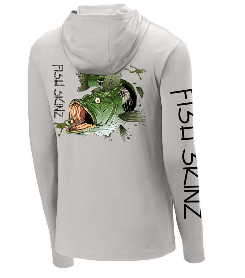 Large Mouth Bass Hooded Performance (Youth)