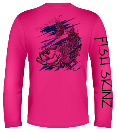 Pink Tarpon Warrior Series Performance Shirt (Youth)